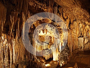 Stalactites and stalagmites