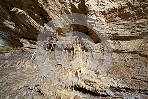 Stalactites and stalagmites