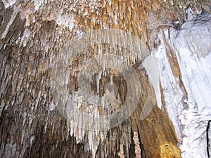 Stalactites in Tulum Cave