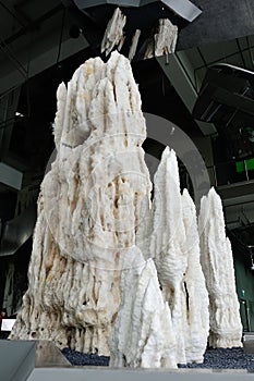 Stalagmite on display in Gardens by the Bay