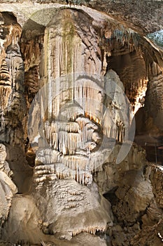 Stalagmite in Postojna cave photo