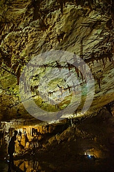 Stalagmites in Prometheus Cave