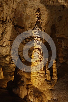 Stalagmites and stalactites photo