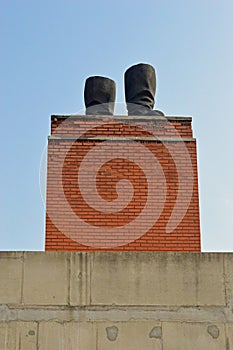 Stalin Boots at Memento Park Budapest Hungary