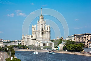 Stalin building on Kotelnichesky quay in Moscow