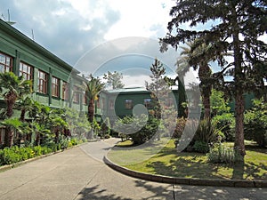 Stalin`s dacha in the sanatorium Green Grove