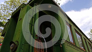 Stalin’s personal railway carriage, located outside the Joseph Stalin Museum