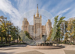 Stalin skyscraper on Kudrinskaya square.