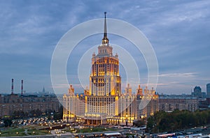 Stalin skyscraper - Ukraine Hotel with photo