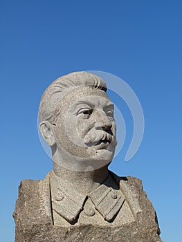 Stalins sculpture portrait
