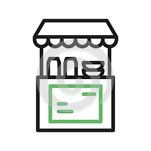 Stall icon vector image.