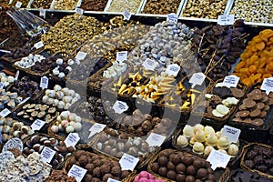 Stall with sweets
