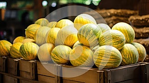 stall yellow seedless watermelon