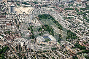 Stamford Bridge Stadium, Chelsea - Aerial View