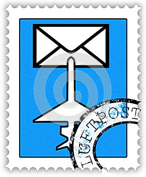 Stamp airmail