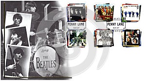 Stamp with The Beatles