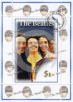Stamp with The Beatles