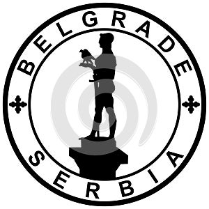 Stamp-Belgrade-Serbia