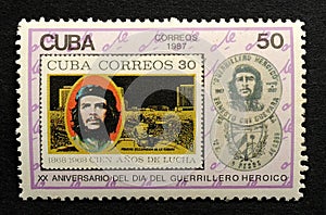 Stamp of Che Guevara