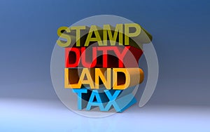 stamp duty land tax on blue