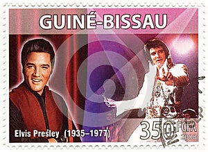 Stamp with Elvis Presley