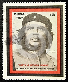 Stamp of Ernesto Che Guevara