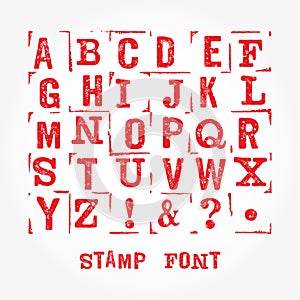 Stamp font sim 3