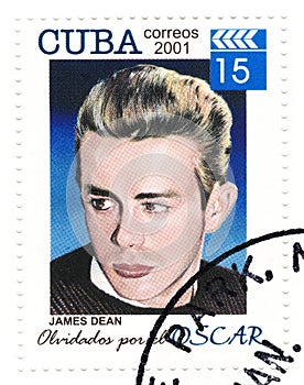 Stamp with James Dean