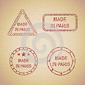 Stamp made in Paris