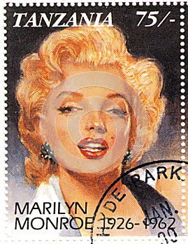 Stamp with Marilyn Monroe