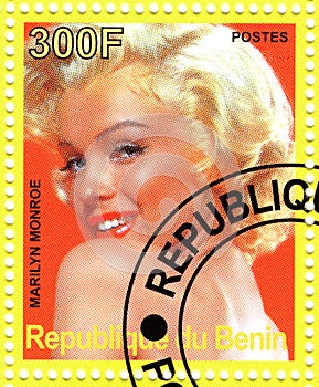 Stamp with Marilyn Monroe