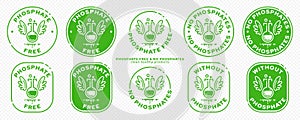 Stamp package phosphate free