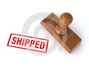 Stamp shipped