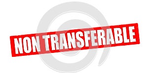 Non transferable