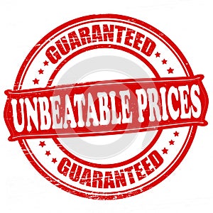 Unbeatable prices