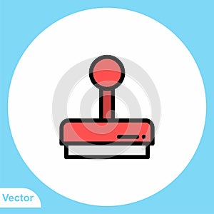 Stamp vector icon sign symbol