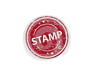 Stamp vector texture. Rubber cliche imprint. Web or print design element for sign, sticker, label