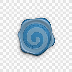 Stamp. Wax seal. Retro label. Quality garantee label. Vector illustration