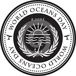 Stamp World Oceans Day