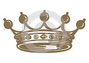 Crown Illustration Vector photo