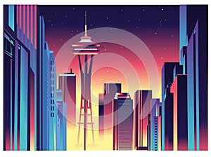 Seattle Washington skyline