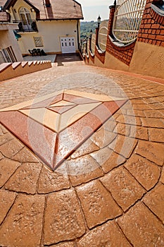 Stamped concrete