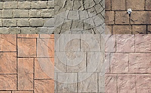 Stamped concrete pavement outdoor photo
