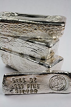 Stamped Silver Bullion Bars