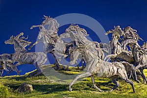 Stampede monument in Guadalajara