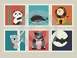 Stamps of mammal animal 1