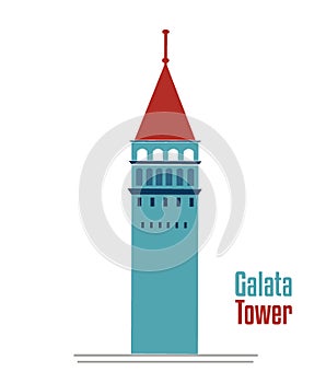 Ä°stanbul, Building illustration, white background