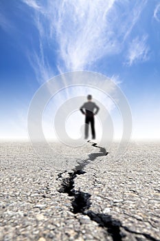 Stand on the crack road