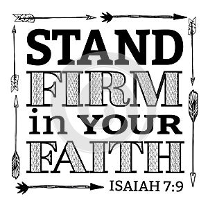 Stand Firm in your Faith