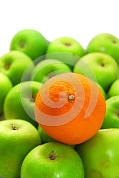 Stand Out From Crowd With Orange and Apples